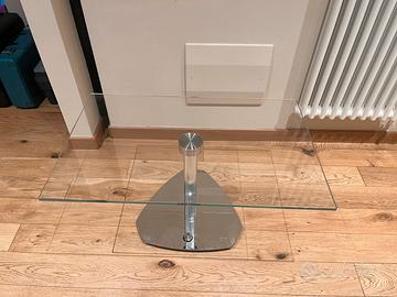 Tavolino da fumo in vetro