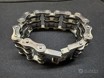 Bracciale uomo catena in acciaio inox