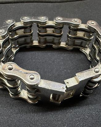 Bracciale uomo catena in acciaio inox