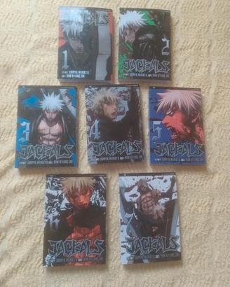 Jackals serie completa n 1-7, manga, ed. j pop