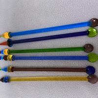 6 Bacchette x cocktail vetro murano