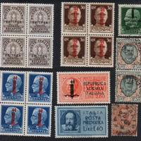 Francobolli Regno RSI Colonia Eritrea