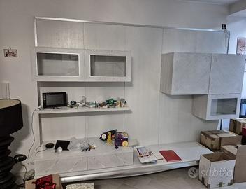 Parete Attrezzata in Legno Frassino