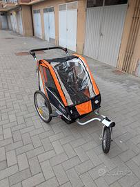 rimorchio bici Leon bambini