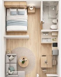 Grazioso bilocale arredato a Saronno