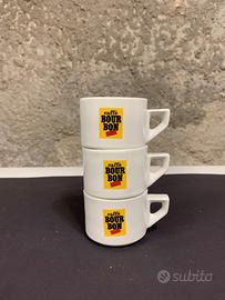 Tris Tazzine Caffè Bour Bon