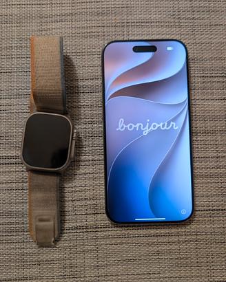 IPhone Air 256 gb e Apple Watch Ultra Series 2