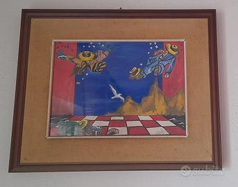 Quadro a olio di Ugo Buffa