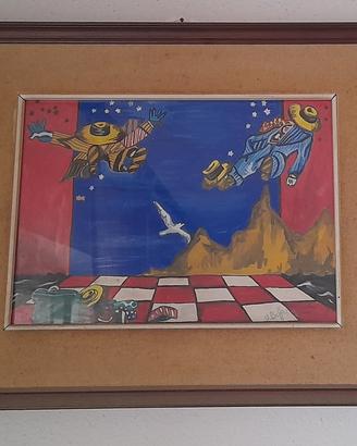 Quadro a olio di Ugo Buffa