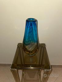 BUBBLE VASE IN VETRO DI MURANO SOMMERSO 1960