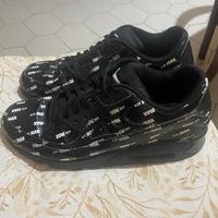 Nike Air Max 90 All-Over Stampa Nero Bianco