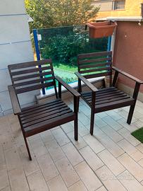 Poltroncine giardino/terrazzo