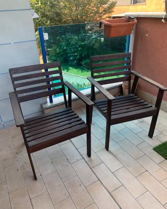 Poltroncine giardino/terrazzo