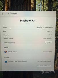 Macbook air M2
