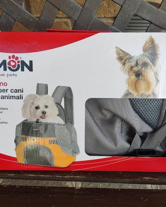 Zainetto trasportino per cani 