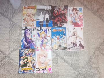 fumetti manga di vario genere. 
