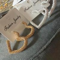 orecchini a forma di cuore 