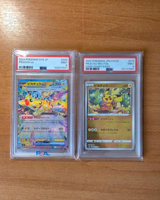 2 Carte Pikachu Psa 9