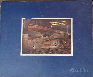 Set Trenino Elettrico Fleischmann H0 Vintage 1954 