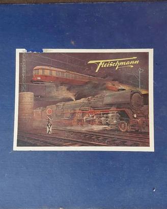 Set Trenino Elettrico Fleischmann H0 Vintage 1954 