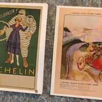 Collezione 11 cartoline pubblicitarie Michelin