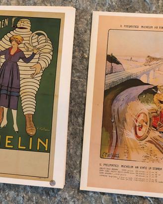 Collezione 11 cartoline pubblicitarie Michelin