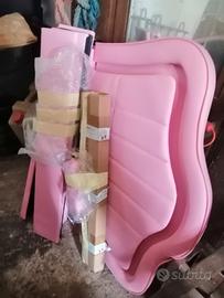 lettino rosa singolo
