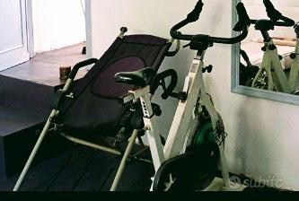 Cyclette spinning Panatta+attrezzo per addominali