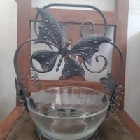 Porta frutta in ferro battuto