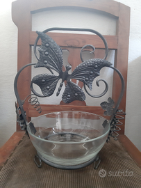 Porta frutta in ferro battuto