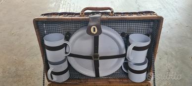 Cestino in vimini per Pic Nic