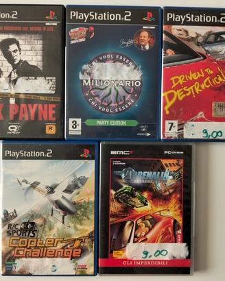 Giochi PS2 e PC