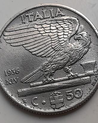 50 centesimi 1936 RARA