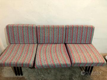 Divanetto 3 posti per sala d'attesa