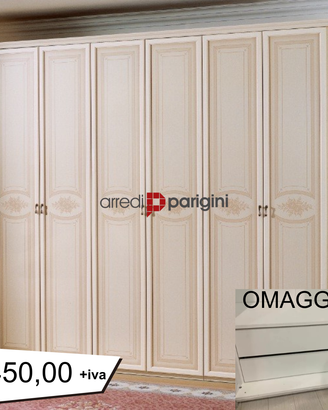 Armadio 4 ante battenti- classico