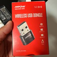 Dongle USB Bluetooth 5.0 MPOW (mod. BH456A) Nuovo