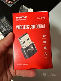 Dongle USB Bluetooth 5.0 MPOW (mod. BH456A) Nuovo