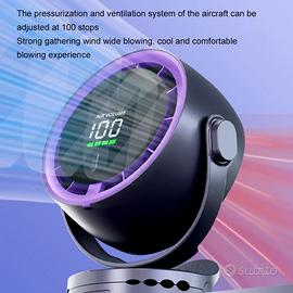 Ventilatore con telecomando da tavolo con display