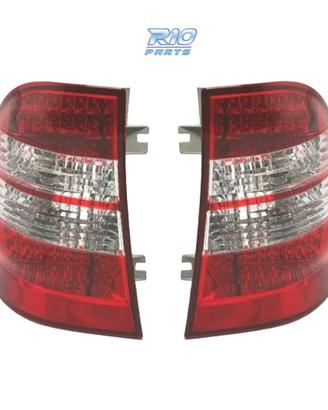 FANALI MERCEDES ML W163 98-05 LED ROSSO CROMATO