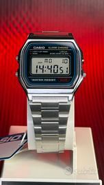 Casio A158WEA-1EF Vintage Digitale Argento
