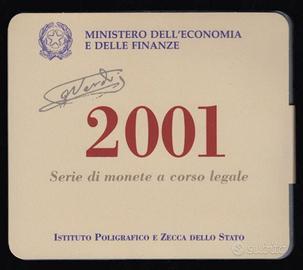 Serie Divisionale 2001 Verdi FDC  12 VALORI