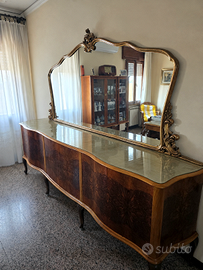 CREDENZA E TAVOLO STILE CHIPPENDALE