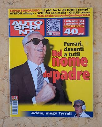 Autosprint N.35+Poster Ferrari Schumacher (2001)