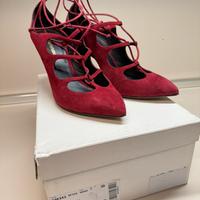 Sandali scarpe con tacco Emporio Armani rosso