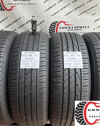 4 PNEUMATICI 215/65 R17 HANKOOK ESTIVE 75%