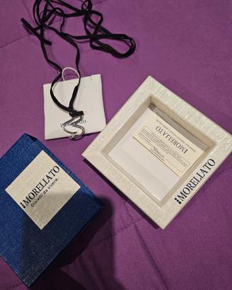 collana con ciondolo argento Morellato