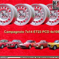 4 pz cerchi Alfa Romeo Campagnolo 7x14 ET23 4x108