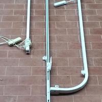 3 Binari porta tenda in robusto alluminio