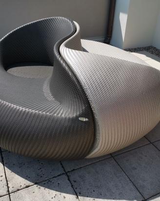 Dedon Yin Yang outdoor sun lounge