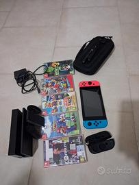 Nintendo Switch + Giochi + Accessori
